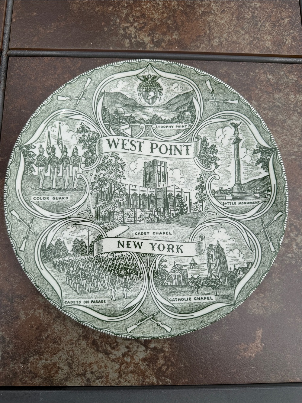 West Point, New York commemorative plate